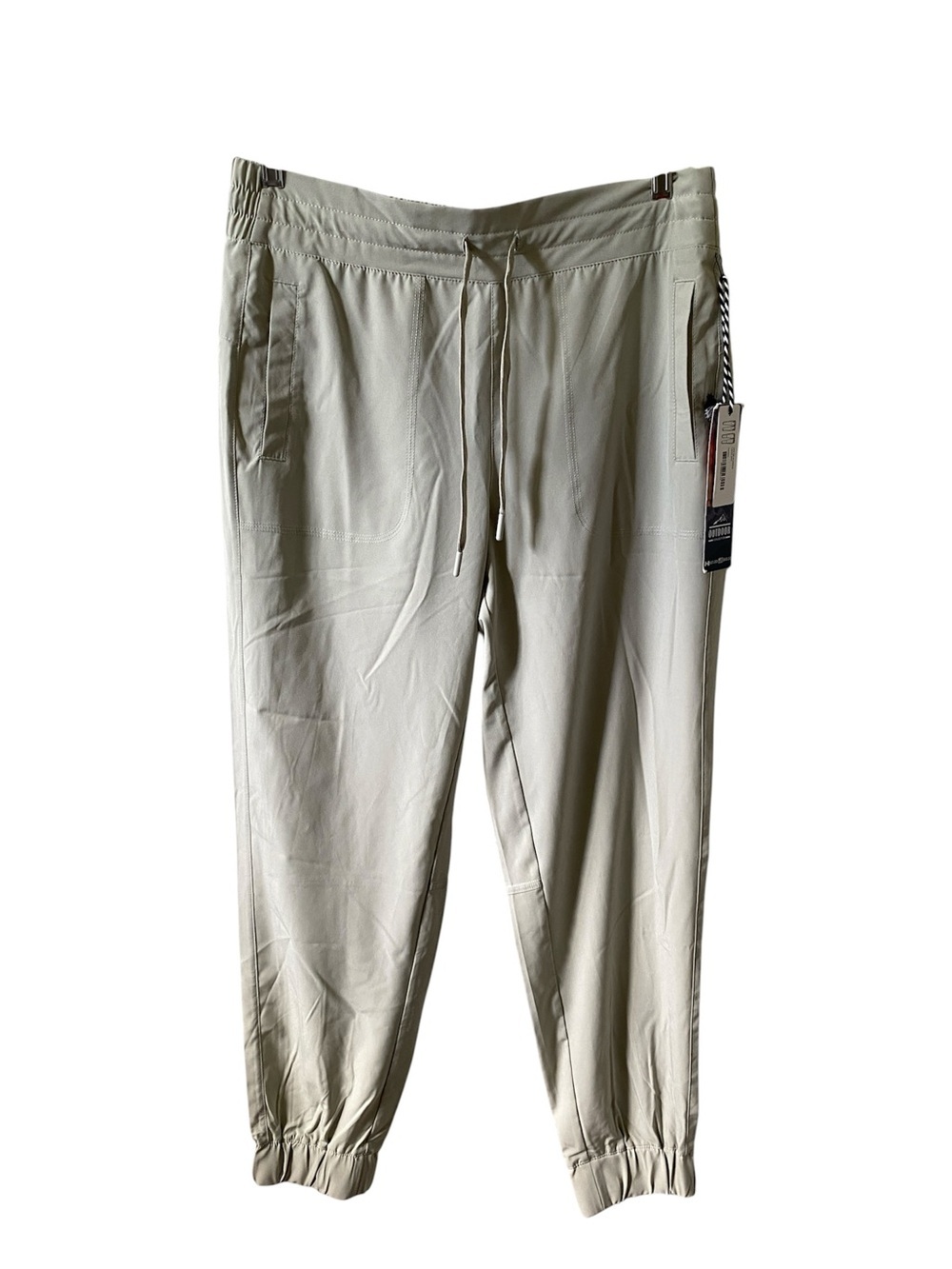 NWT Kyodan Light Gray Active Joggers with Drawstring M 28”